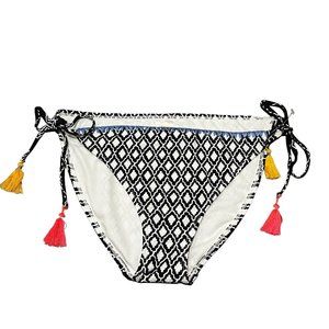 New Xhilaration Bikini Swim Bottoms XL X-Large String Side Tie Tassels NWOT